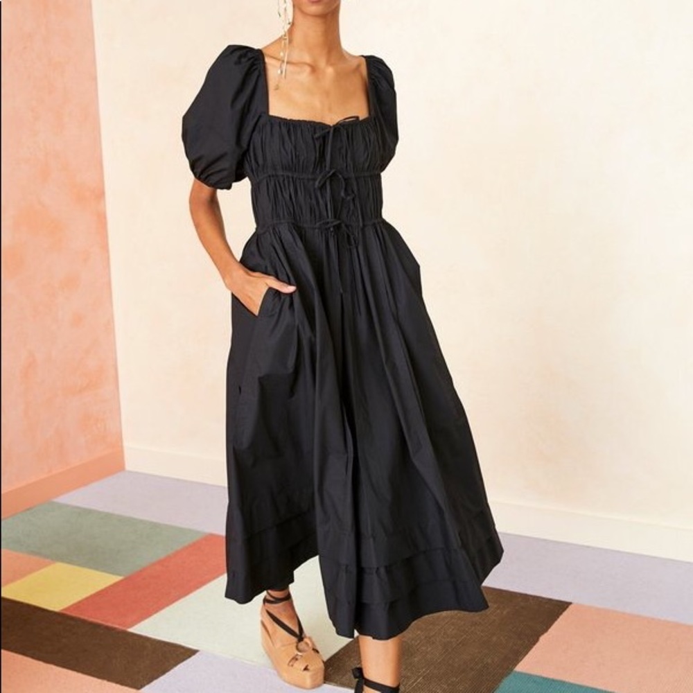 Ulla Johnson black palma dress size 4